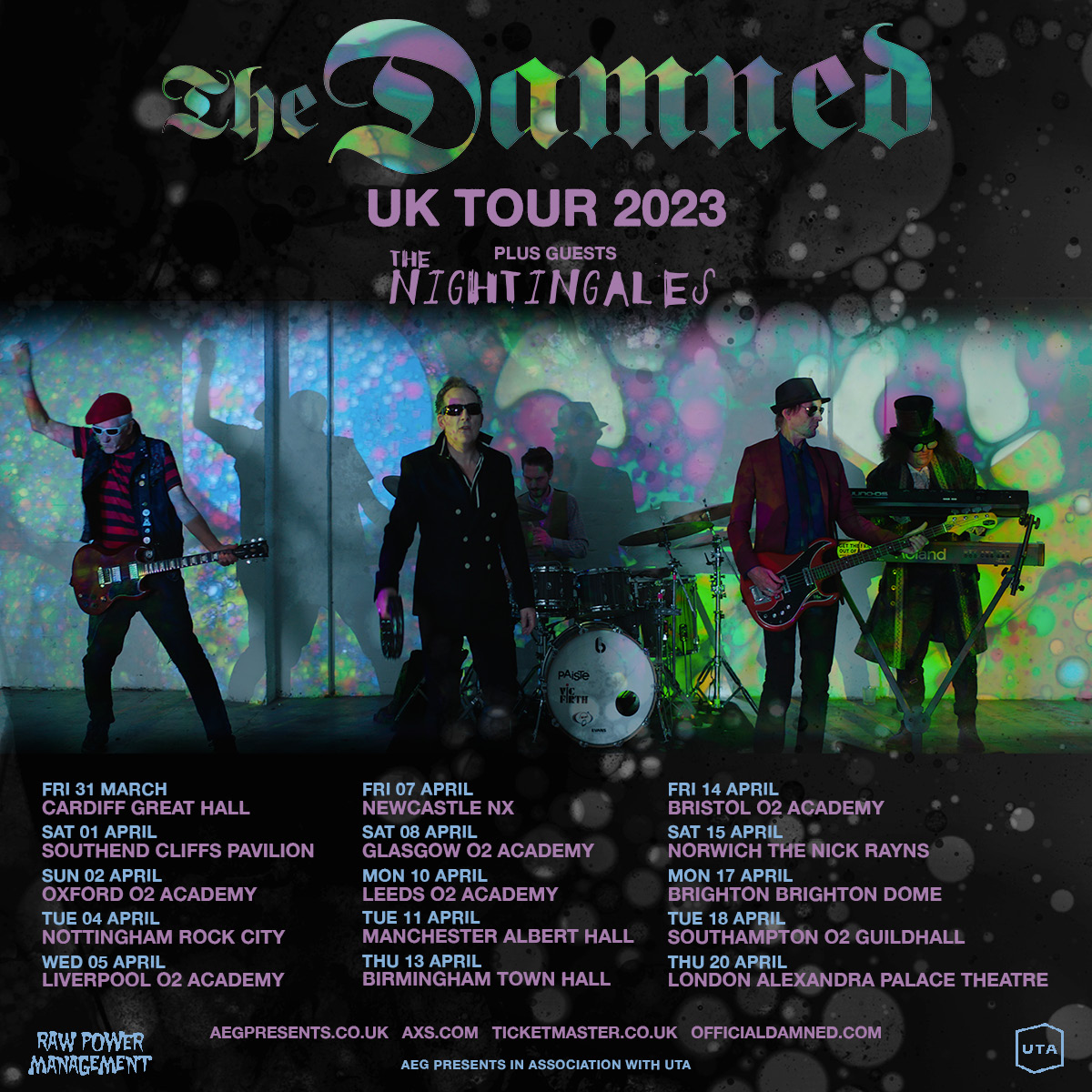 the damned tour uk
